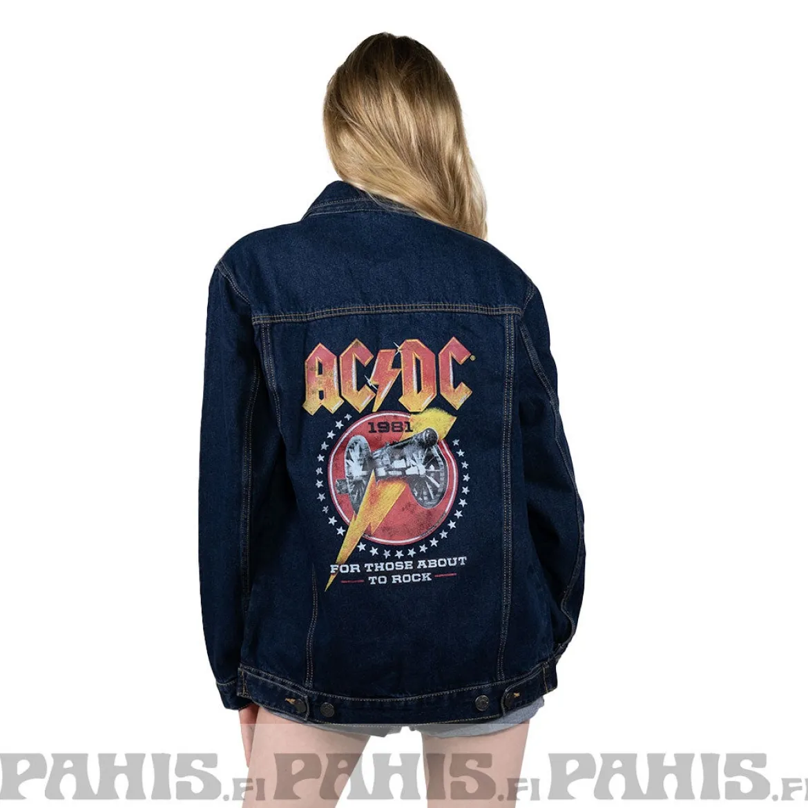 AC/DC About To Rock - Unisex Farkkutakki