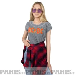 AC/DC Logo burnout - Naisten T-paita