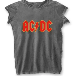 AC/DC Logo burnout - Naisten T-paita