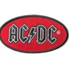 AC/DC Oval Logo - Kangasmerkki