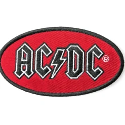 AC/DC Oval Logo - Kangasmerkki