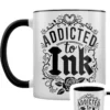 Addicted To Ink - kaksivärinen muki