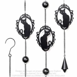 Alchemy Cat Silhouette - tuulikello
