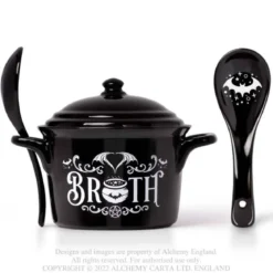 Alchemy Gothic Bat Broth - Kulho ja lusikka