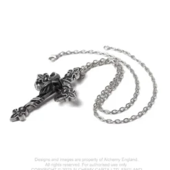 Alchemy Gothic Cross of Baphomet - kaulakoru