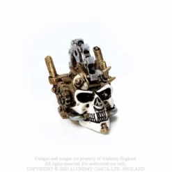 Alchemy Gothic Steamhead Skull - Mini koriste esine
