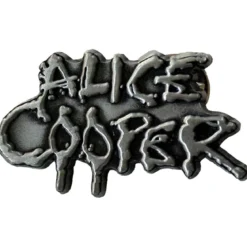 Alice Cooper: Dripping Logo Silver- Pinssi