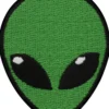 Alien Head - kangasmerkki