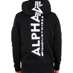 Alpha Industries Back print- Huppari, black