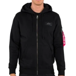 Alpha Industries Back print- Huppari, black
