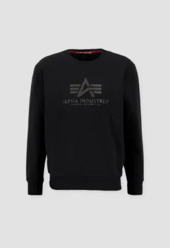Alpha Industries Basic Sweater Carbon - Collegepaita, musta