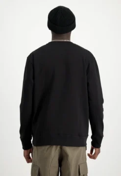 Alpha Industries Basic Sweater Carbon - Collegepaita, musta