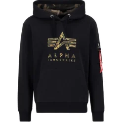 Alpha Industries Camo TPU - Huppari, musta