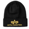 Alpha Industries 3D - Pipo, black/gold