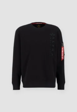 Alpha Industries EMB - Collegepaita, musta