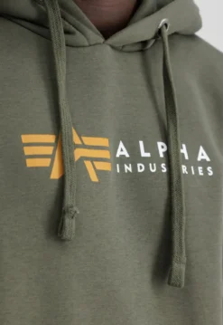 Alpha Industries Label - Huppari, dark olive