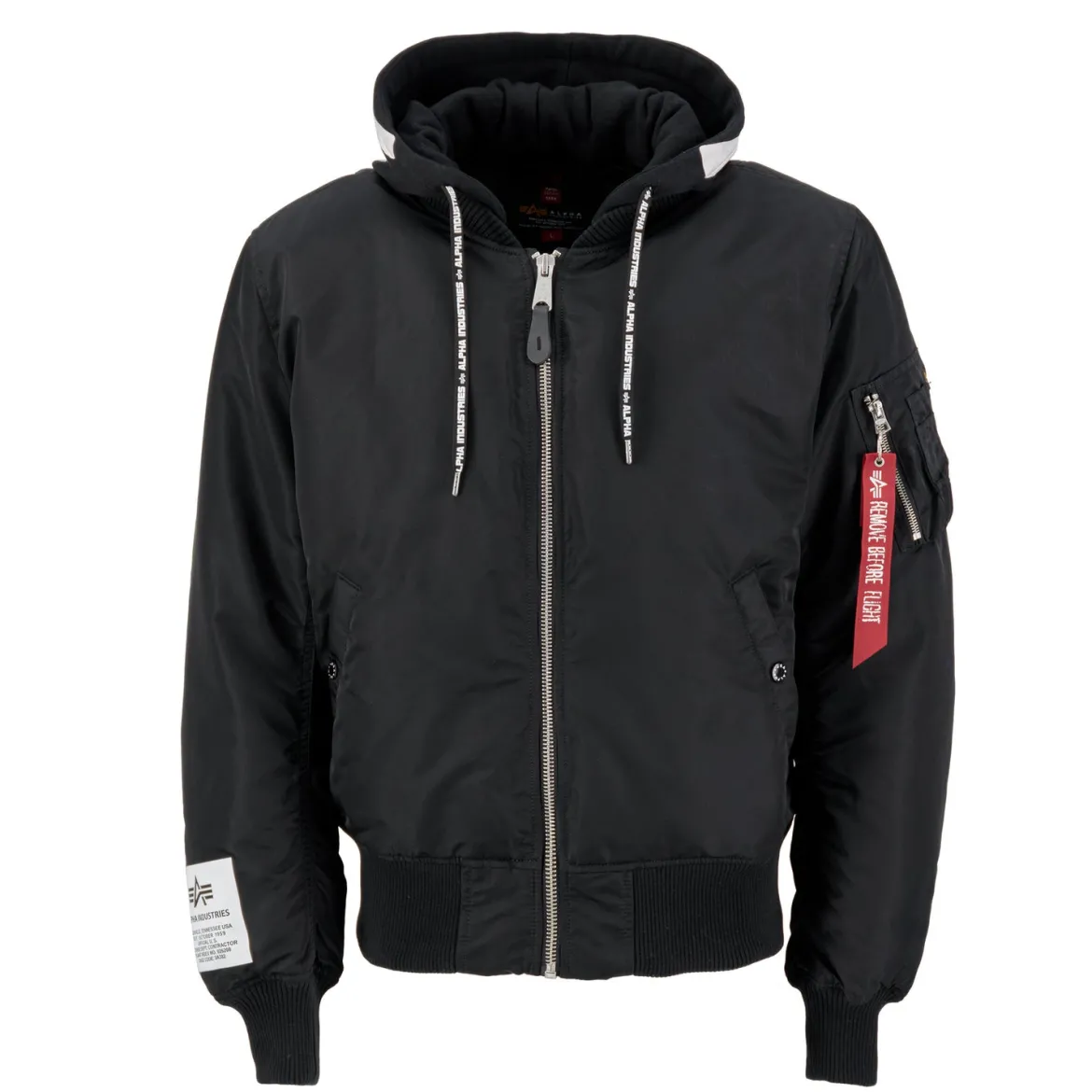 Alpha Industries MA-1 ZHP - Pilottitakki, black