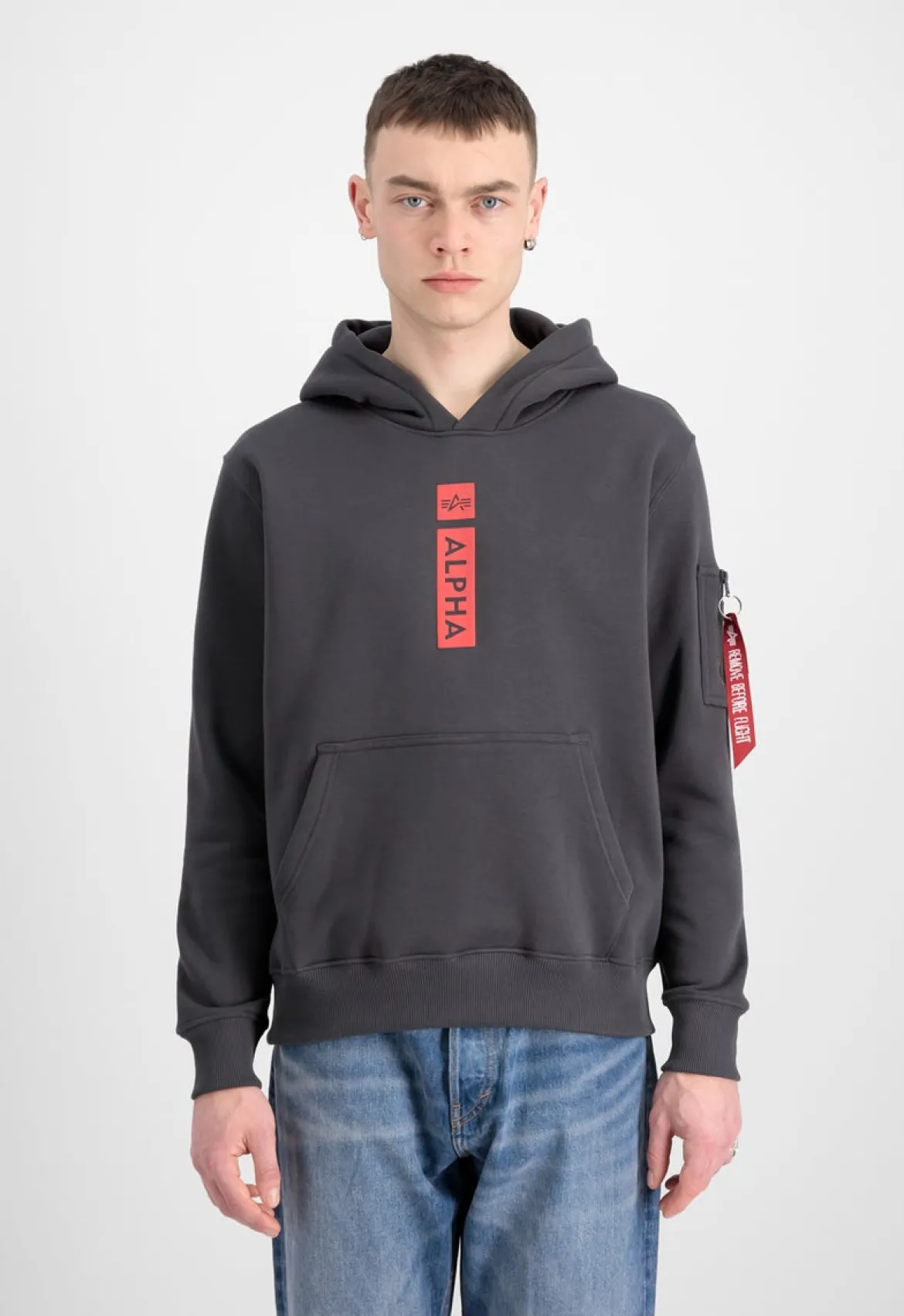 Alpha Industries PP - Huppari, vintage grey