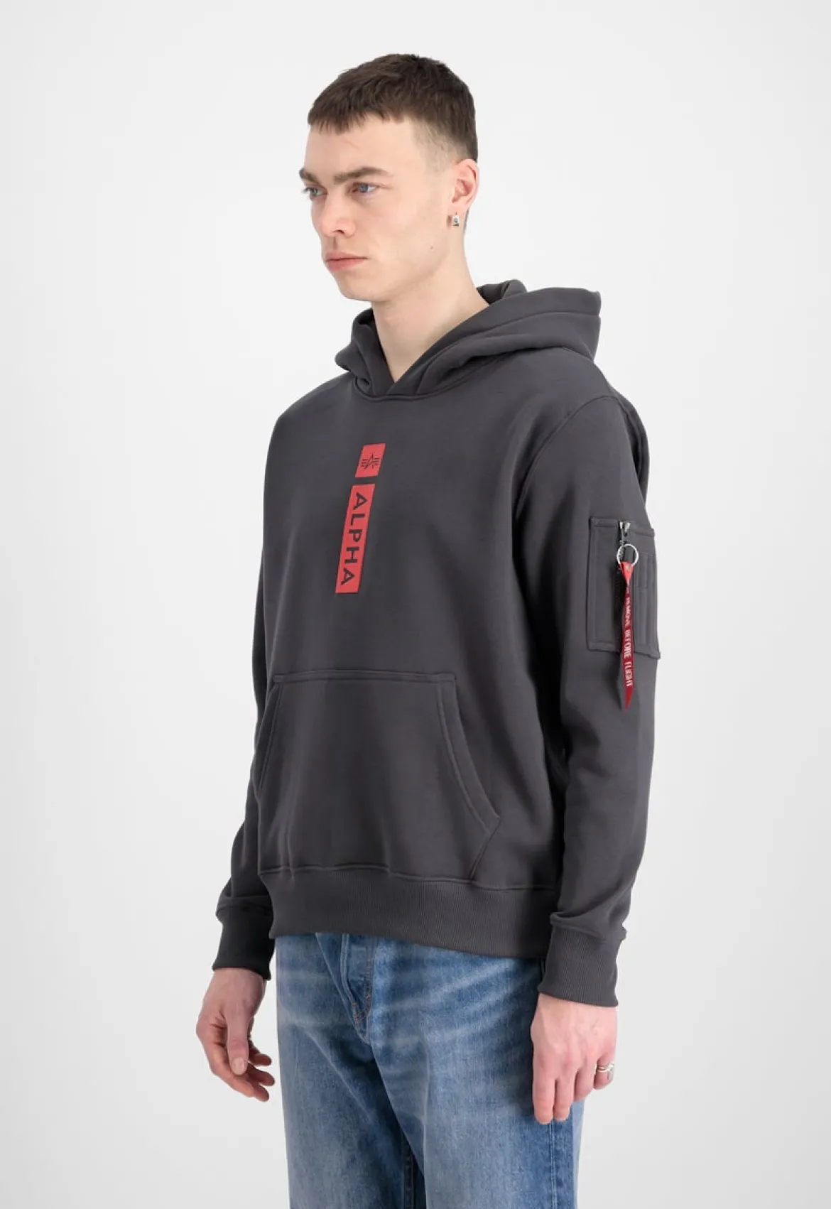 Alpha Industries PP - Huppari, vintage grey