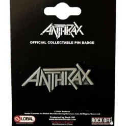 Anthrax: Logo- Pinssi