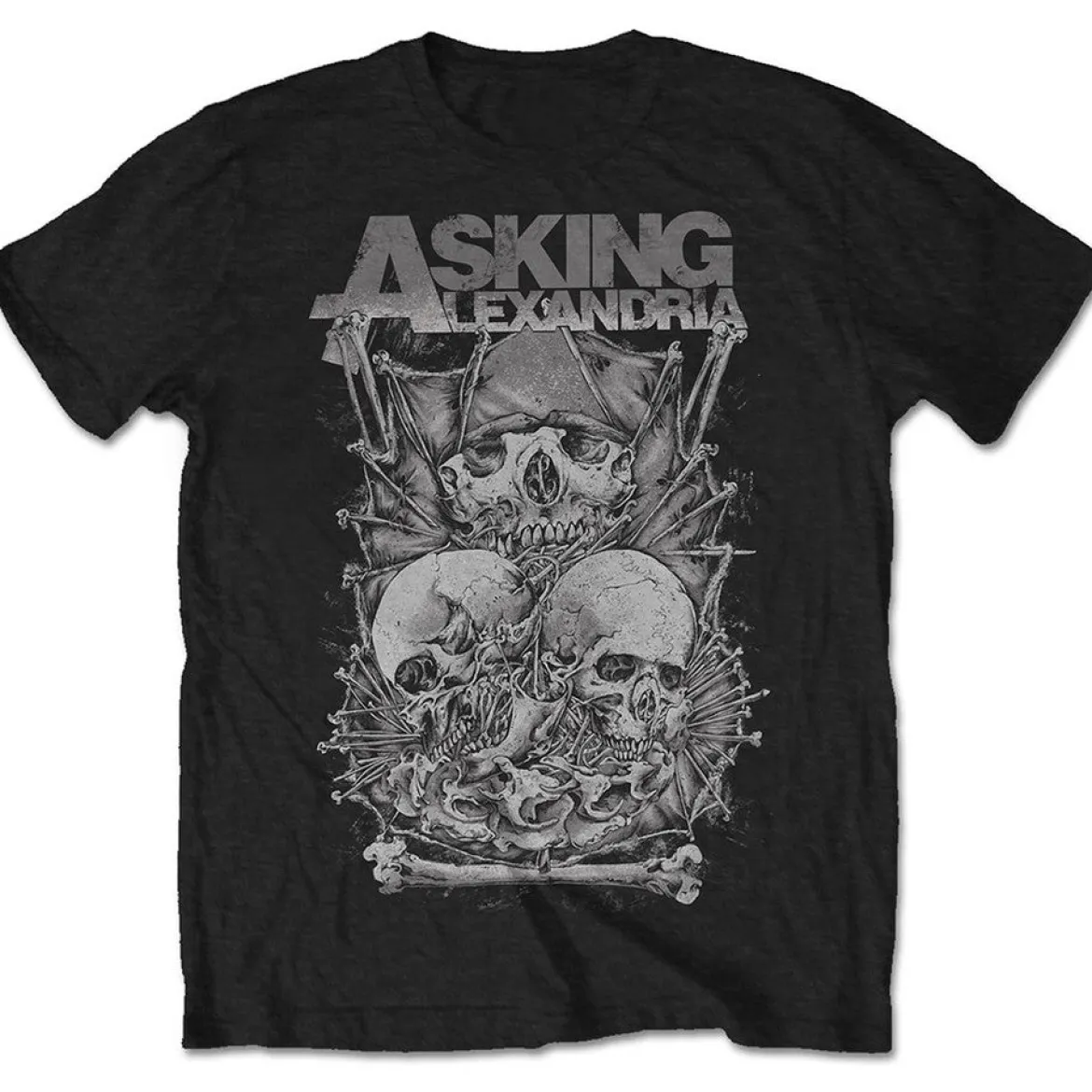 Asking Alexandria: Skull Stack - T-paita