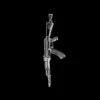Assault Rifle -Riipus, hopeanvärinen