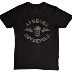 Avenged Sevenfold: Classic Deathbat kohokuvio - T-paita, musta