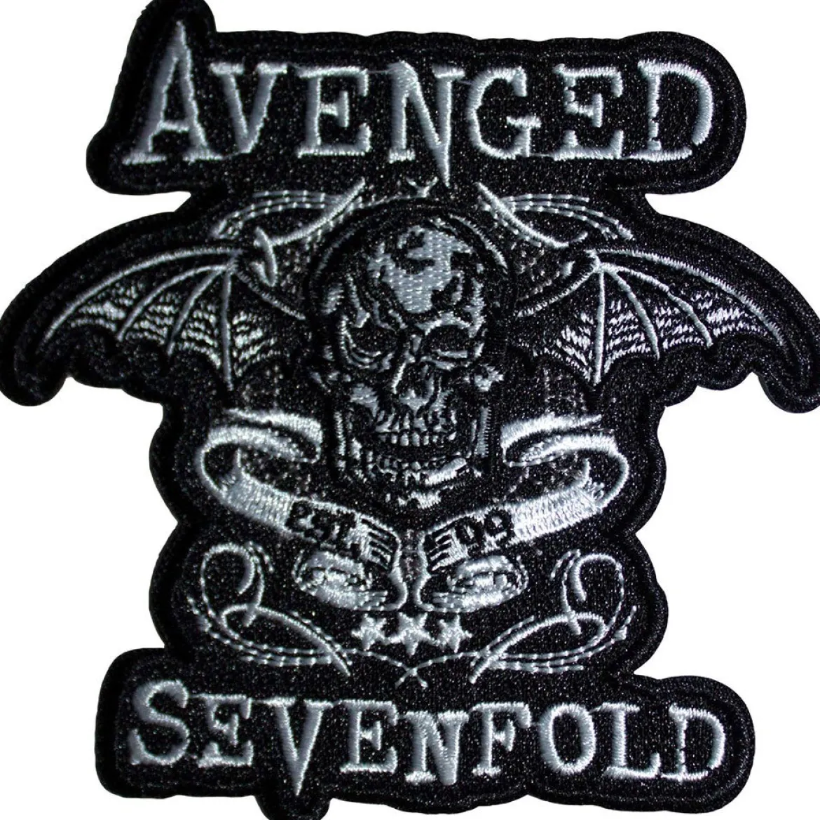 Avenged Sevenfold: Deathbat banner cut-out - Kangasmerkki