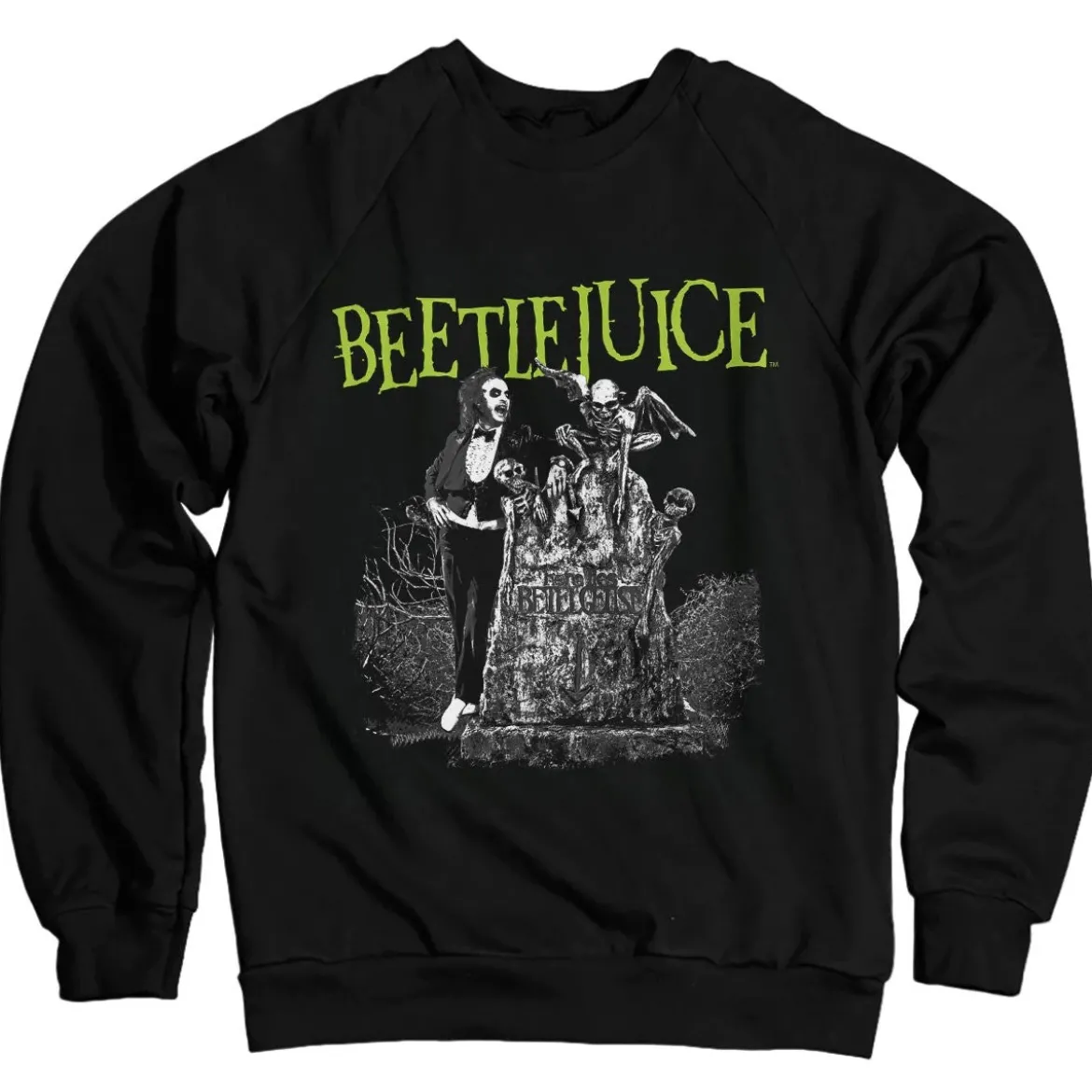Beetlejuice Headstone - Pitkähihainen paita