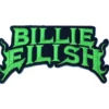 Billie Eilish Flame Green - Kangasmerkki