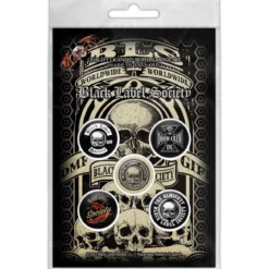 Black Label Society: Worldwide - Pinssi setti 5kpl