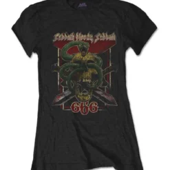 Black Sabbath: Bloody Sabbath 666 - Naisten T-paita, musta