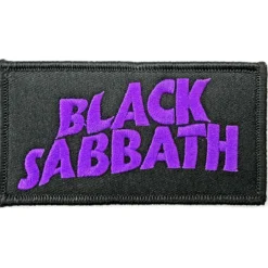 Black Sabbath Wavy Logo - Kangasmerkki