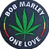 Bob Marley Leaf - Kangasmerkki