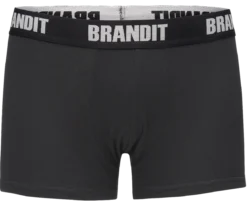 Brandit - Bokserit logolla, darkcamo/black