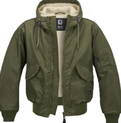 Brandit CWU Hooded Jacket - Talvitakki, oliivi