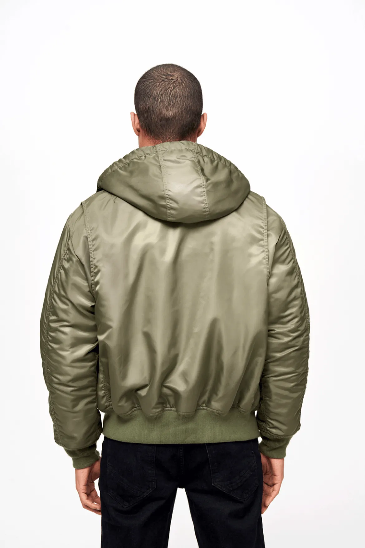Brandit CWU Hooded Jacket - Talvitakki, oliivi