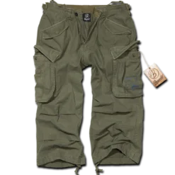 Brandit Industry 3/4 Vintage - Shortsit Olive