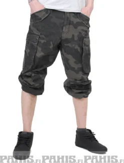 Brandit Industry 3/4 Vintage - Shortsit Darkcamo
