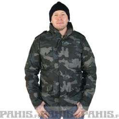 Brandit M65 Army - Talvitakki irroitettavalla vuorella, darkcamo