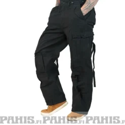 Brandit M65 Vintage reisitaskuhousut - Black