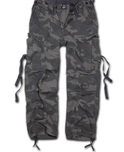 Brandit M65 Vintage reisitaskuhousut - Darkcamo