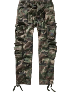 Brandit Pure Slim Fit - Reisitaskuhousut, woodland