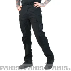 Brandit Pure Slim Fit - Reisitaskuhousut, black
