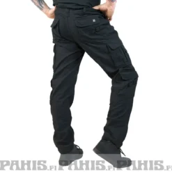 Brandit Pure Slim Fit - Reisitaskuhousut, black