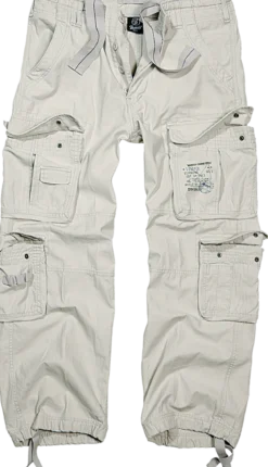 Brandit Pure Vintage reisitaskuhousut - Old white