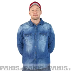 Brandit Riley - Kauluspaita, denim blue