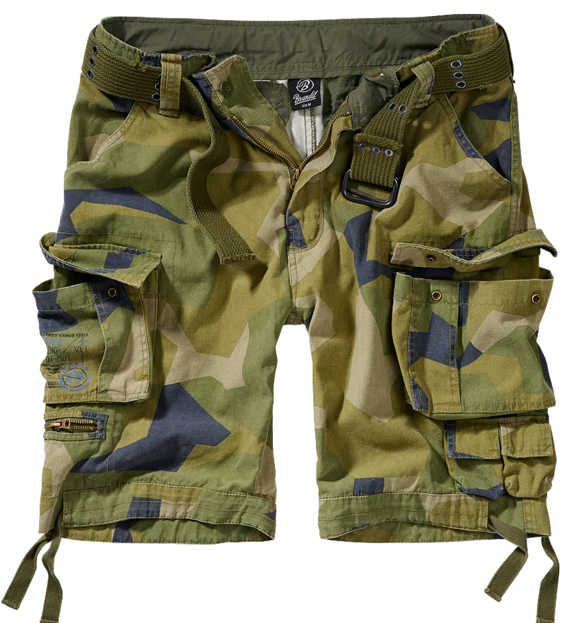Brandit Savage Vintage - Shortsit, Swedish Camo