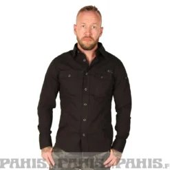 Brandit SlimFit Black - kauluspaita, musta
