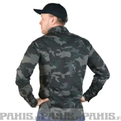 Brandit SlimFit Darkcamo - kauluspaita